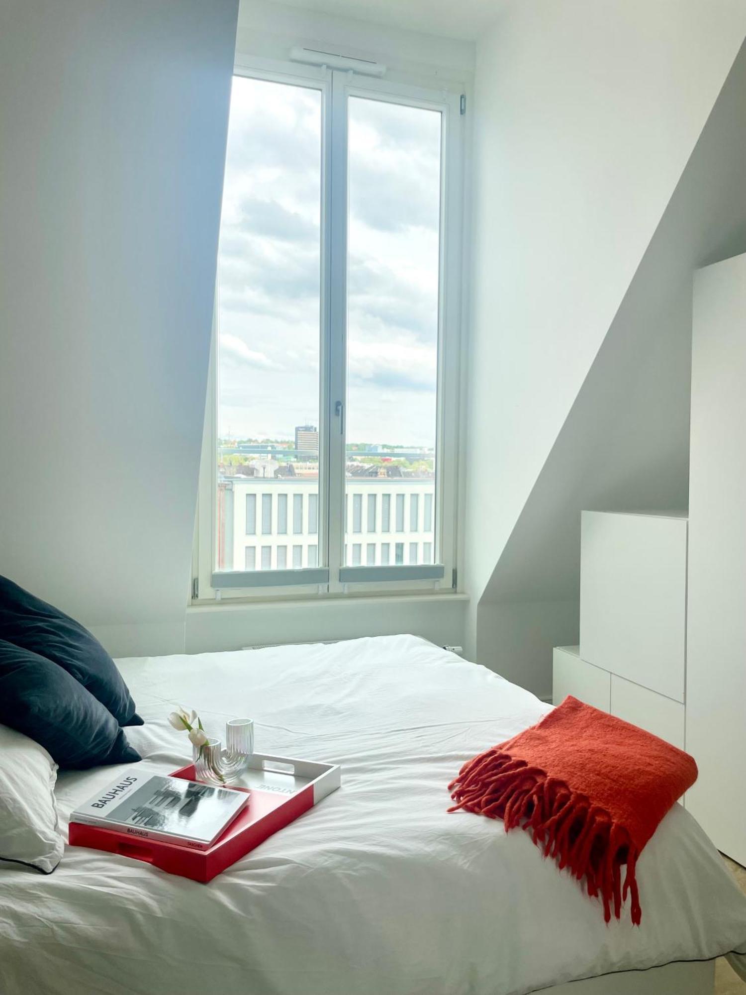 Super Zentrales Design-Apartment Wiesbaden Buitenkant foto