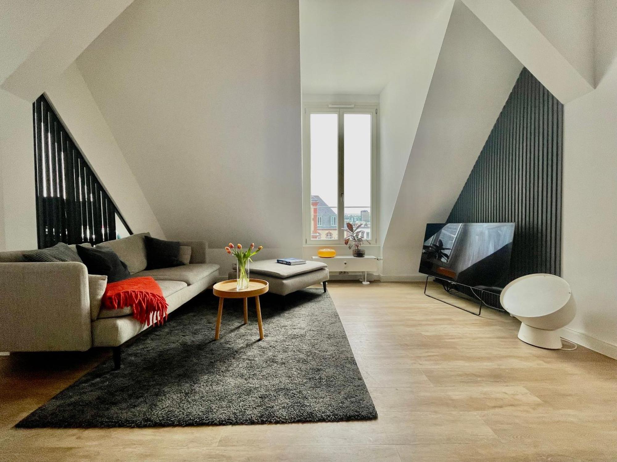 Super Zentrales Design-Apartment Wiesbaden Buitenkant foto