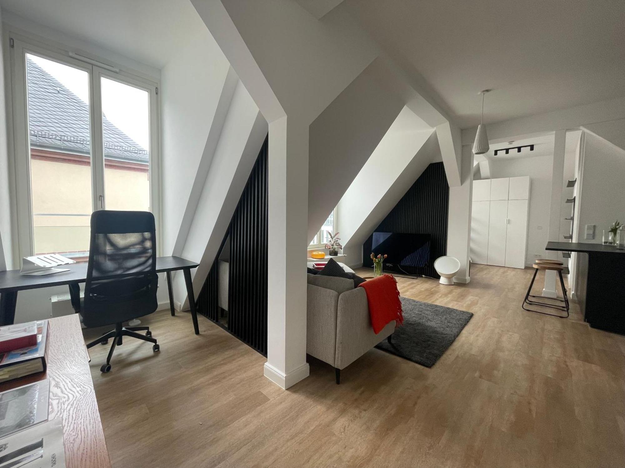 Super Zentrales Design-Apartment Wiesbaden Buitenkant foto